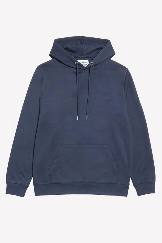 Navy Interlock Double Faced Hoody
