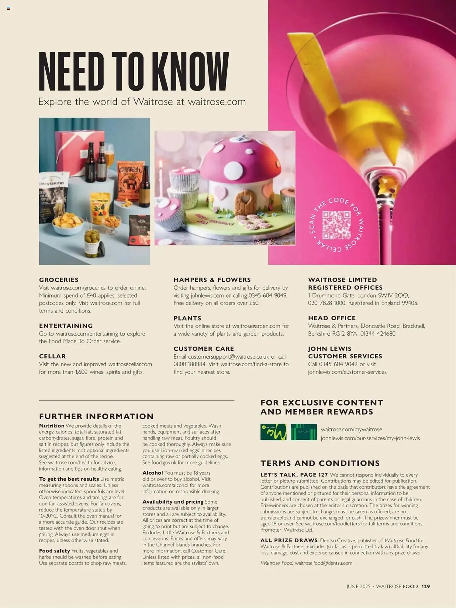 Waitrose leaflet from 1 June to 1 July 2025 - Catalogue Page 129