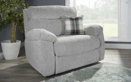 Cloud Fabric Love Seat Static