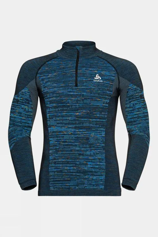 Womens Blackcomb Eco BL Turtle Neck Long Sleeve Half Zip Top