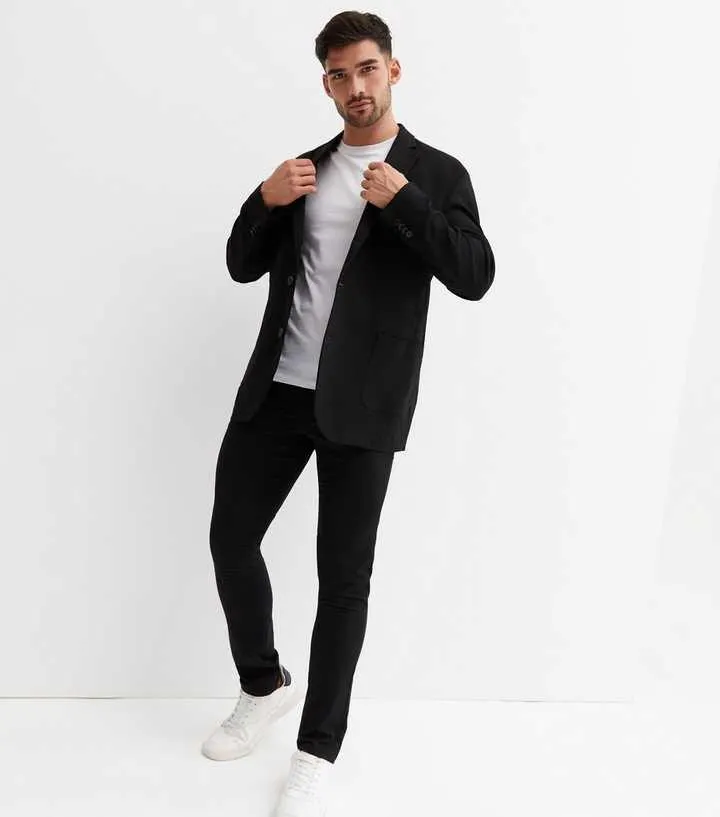 Black Super Skinny Suit Trousers