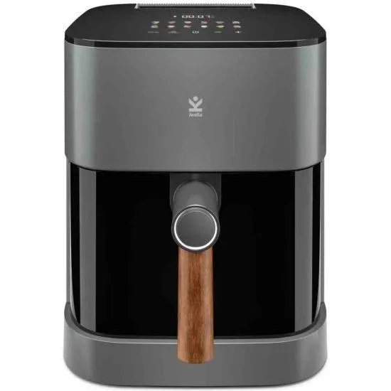 Avalla Air Fryer A-177 Digital 12-in-1: 5L Non-stick, Cooks 5-7 Portions, Energy Saving Airfryer, Crisping Tray, Overheat Protect