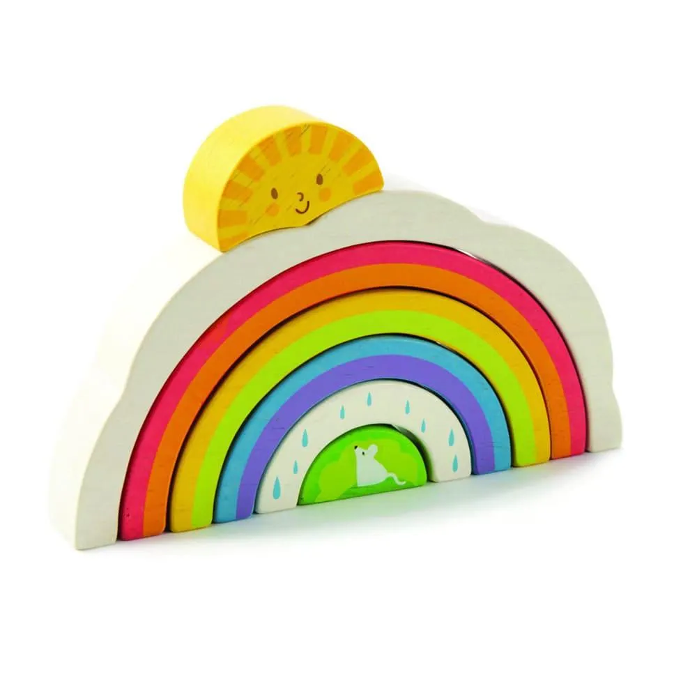 Wooden Rainbow Tunnel