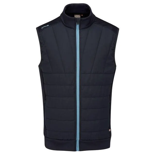 PING Men's Vernon Quilted Hybrid Golf Gilet