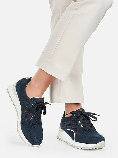 Sneakers in kid nubuck leather