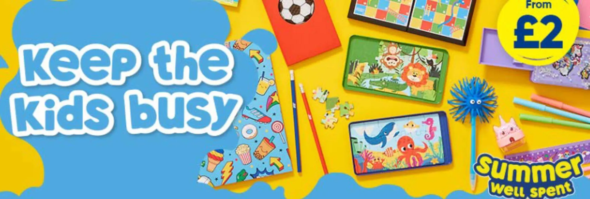 The Works leaflet from 18 July to 11 August 2025 - Catalogue Page 1