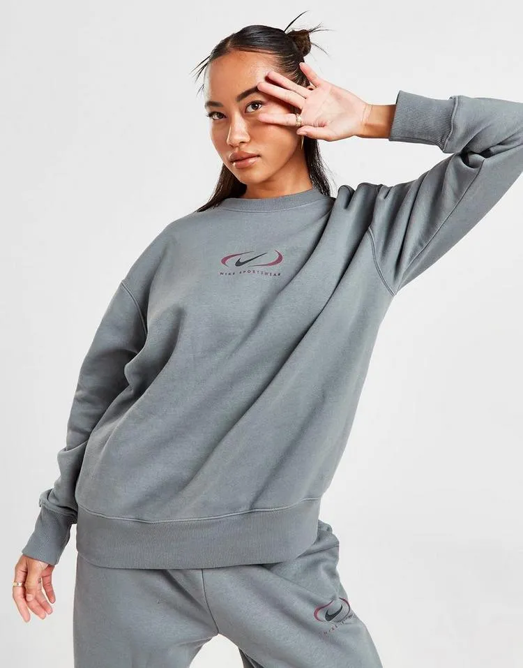 Nike Sportswear Swoosh Oversized Crew Sweatshirt
