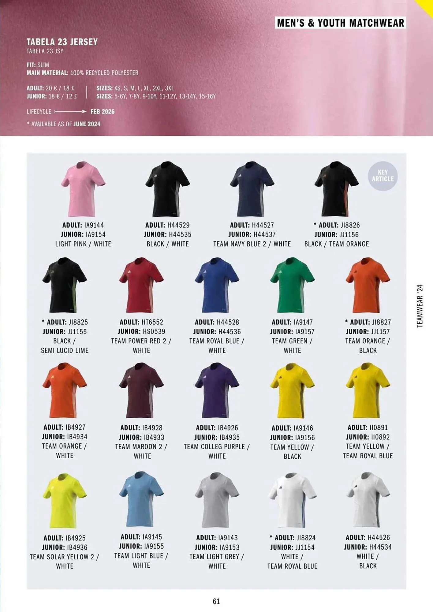 Adidas leaflet from 11 March to 31 December 2024 - Catalogue Page 61