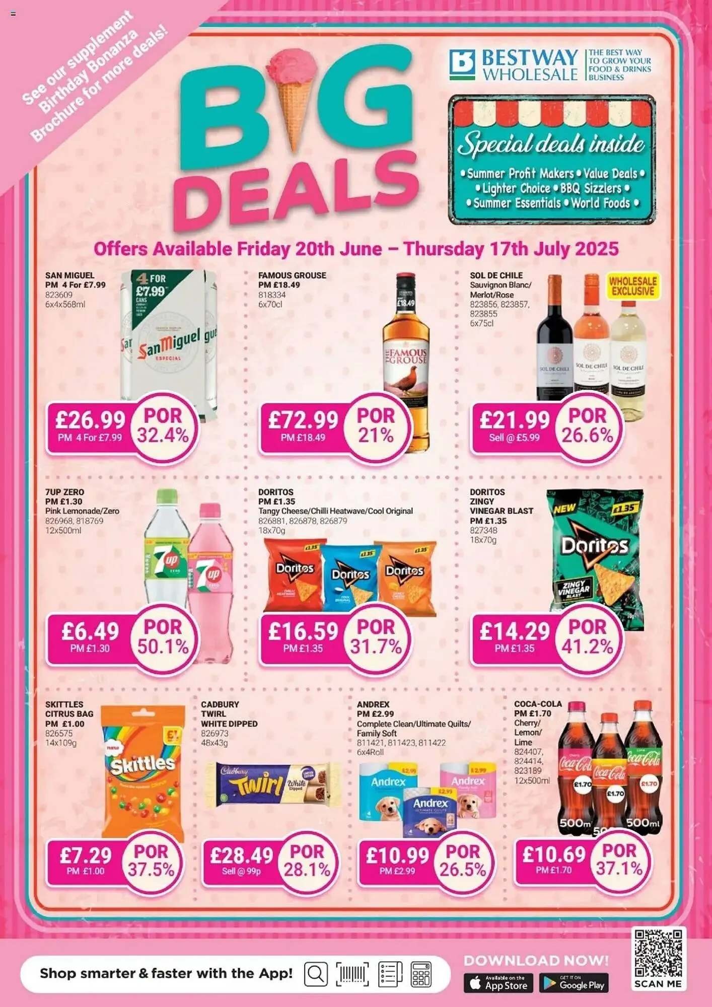 Bestway leaflet from 20 June to 17 July 2025 - Catalogue Page 1
