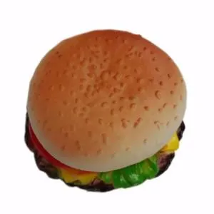 Pets at Home Vinyl Burger Dog Toy