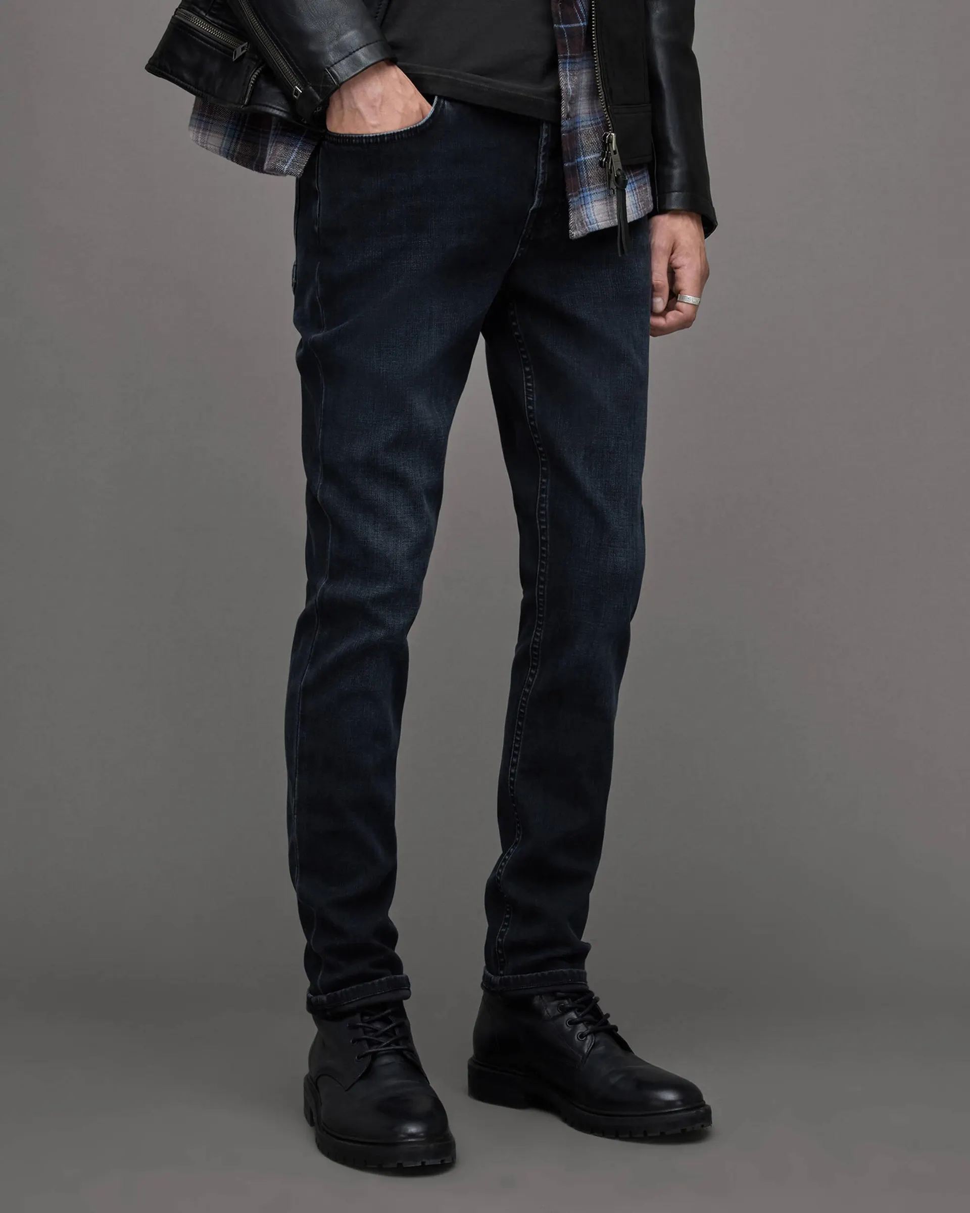 Cigarette Skinny Fit Stretch Denim Jeans