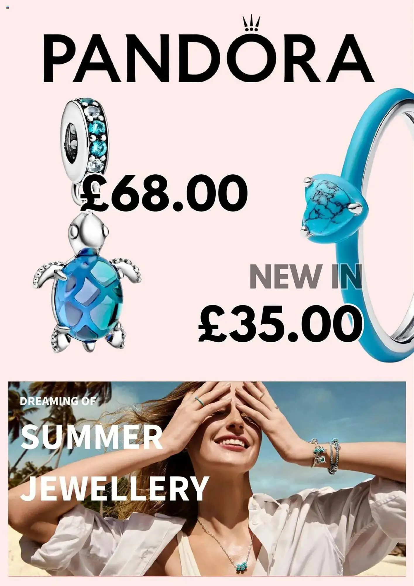 Pandora leaflet from 23 July to 23 August 2025 - Catalogue Page 1