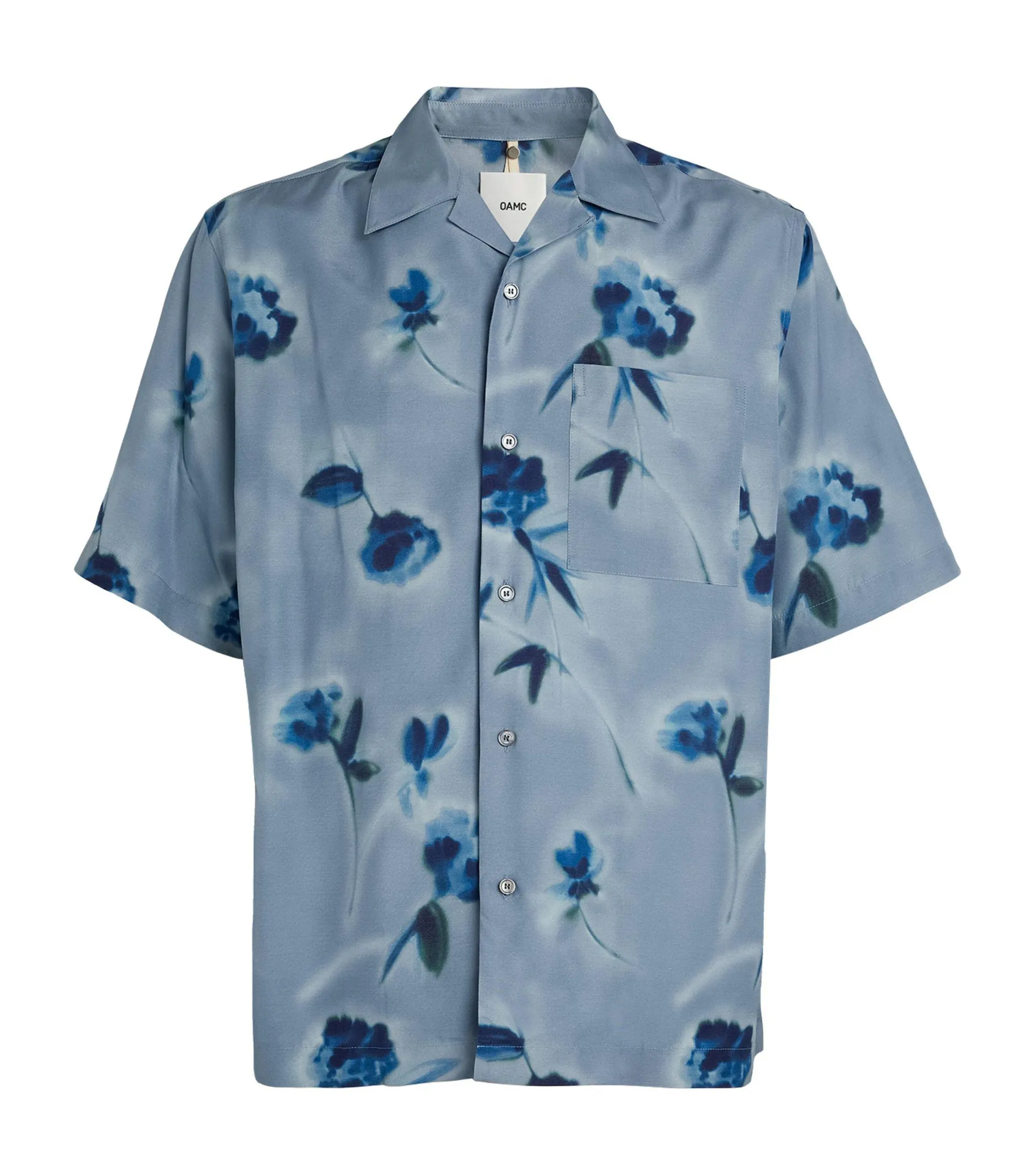 Short-Sleeve Floral Print Shirt