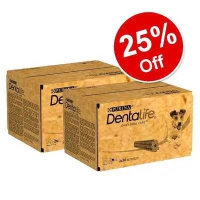 2 x Purina Dentalife Daily Dental Care Dog Snacks - 50% Off on 2nd pack!*