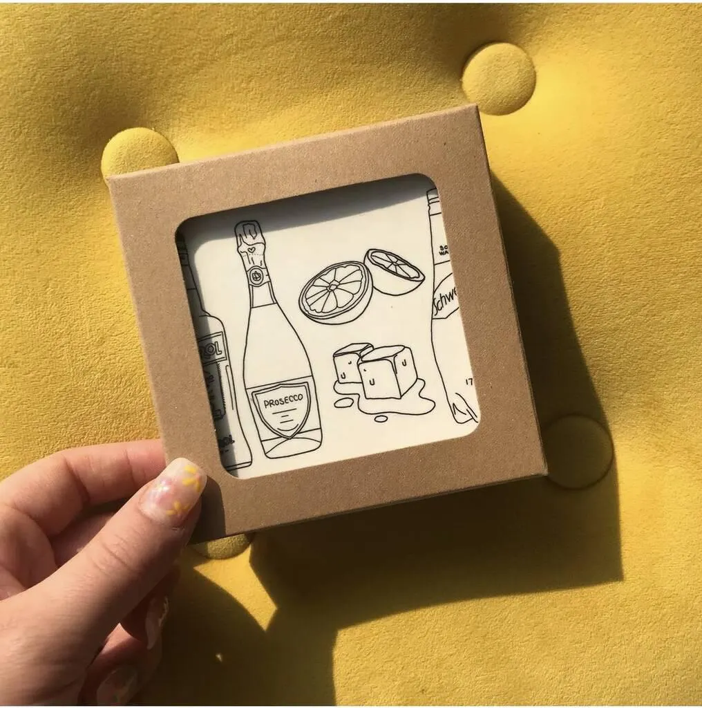 Set Of Cocktail Coasters