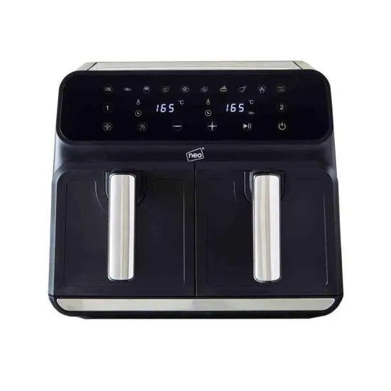 Neo Black Electric 8.5L Digital Air Fryer with Dual Drawer