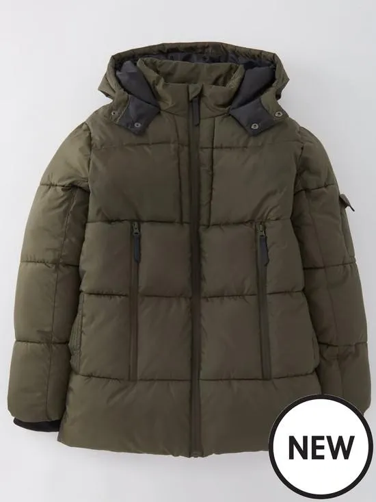 Padded Coat - Khaki