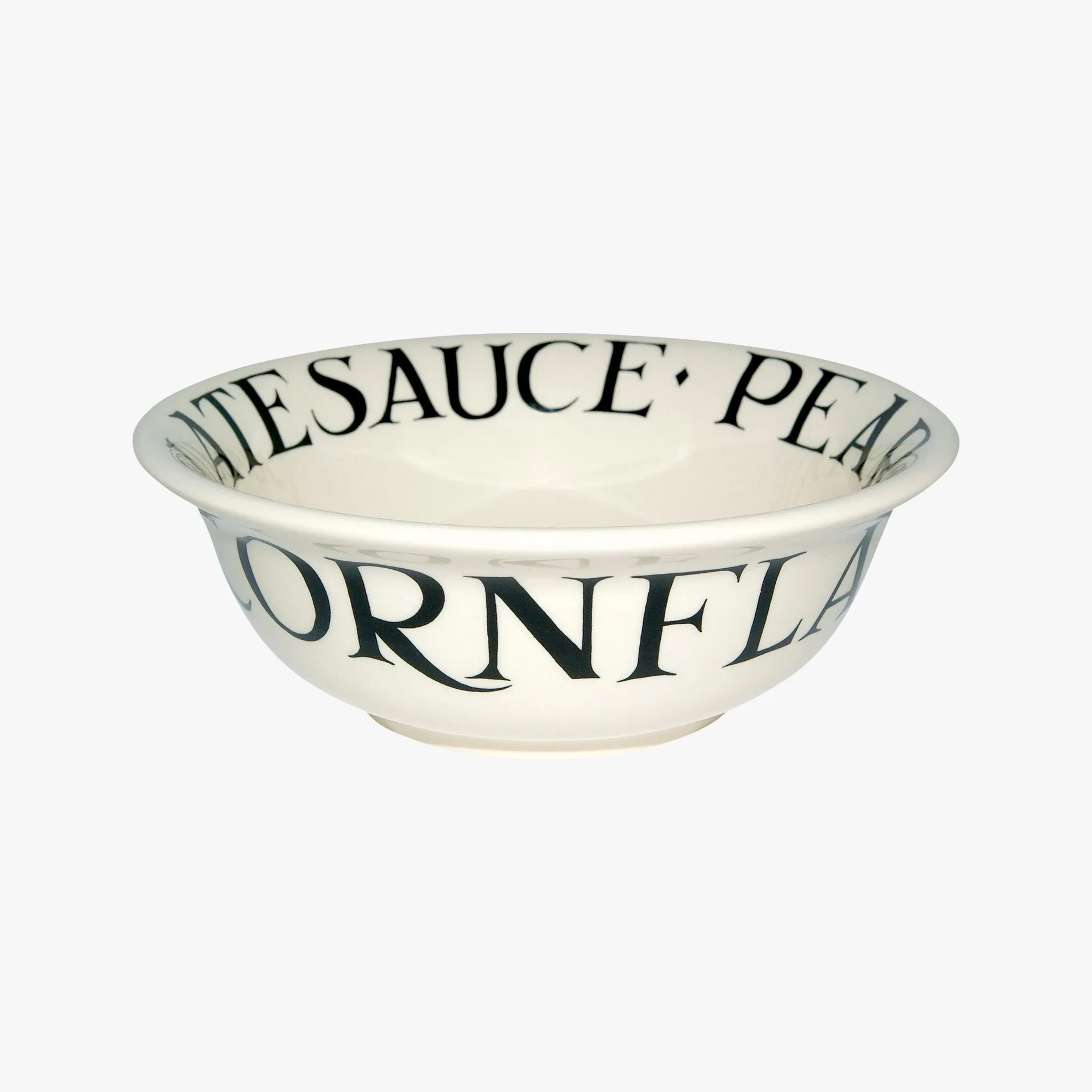 Seconds Black Toast Cereal Bowl