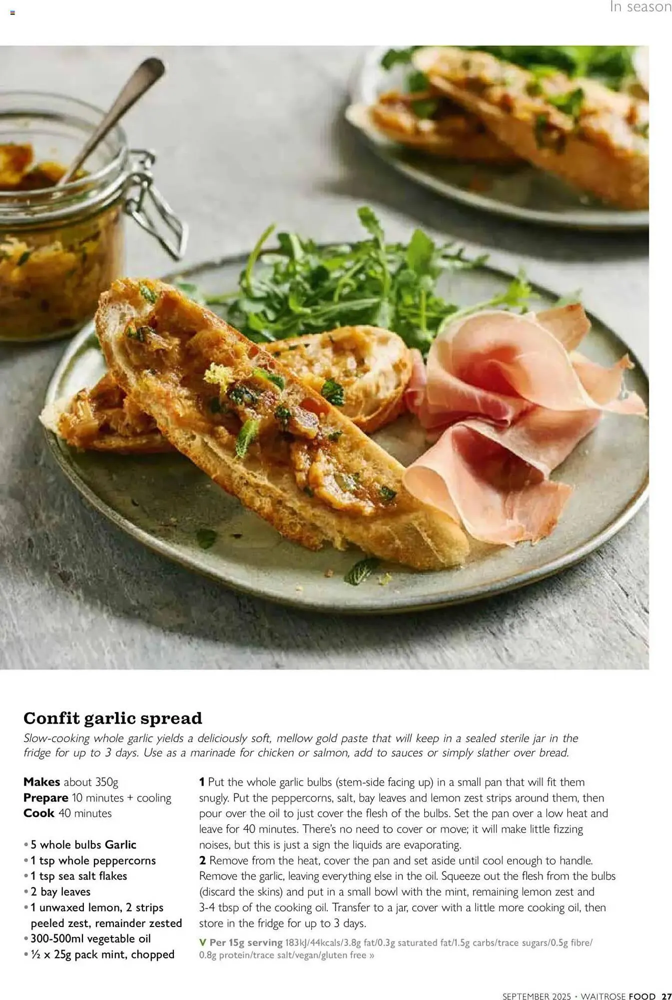 Waitrose leaflet from 1 September to 1 October 2025 - Catalogue Page 27