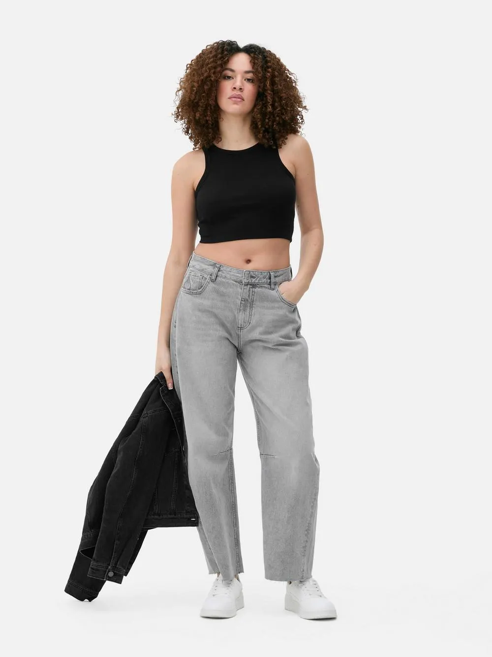 Ribbed Racerback Crop Vest