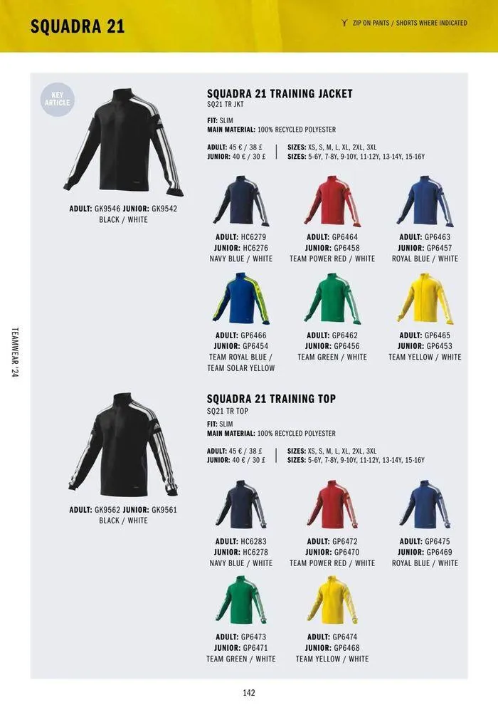 Adidas Teamwear 2024 from 11 March to 31 December 2024 - Catalogue Page 142