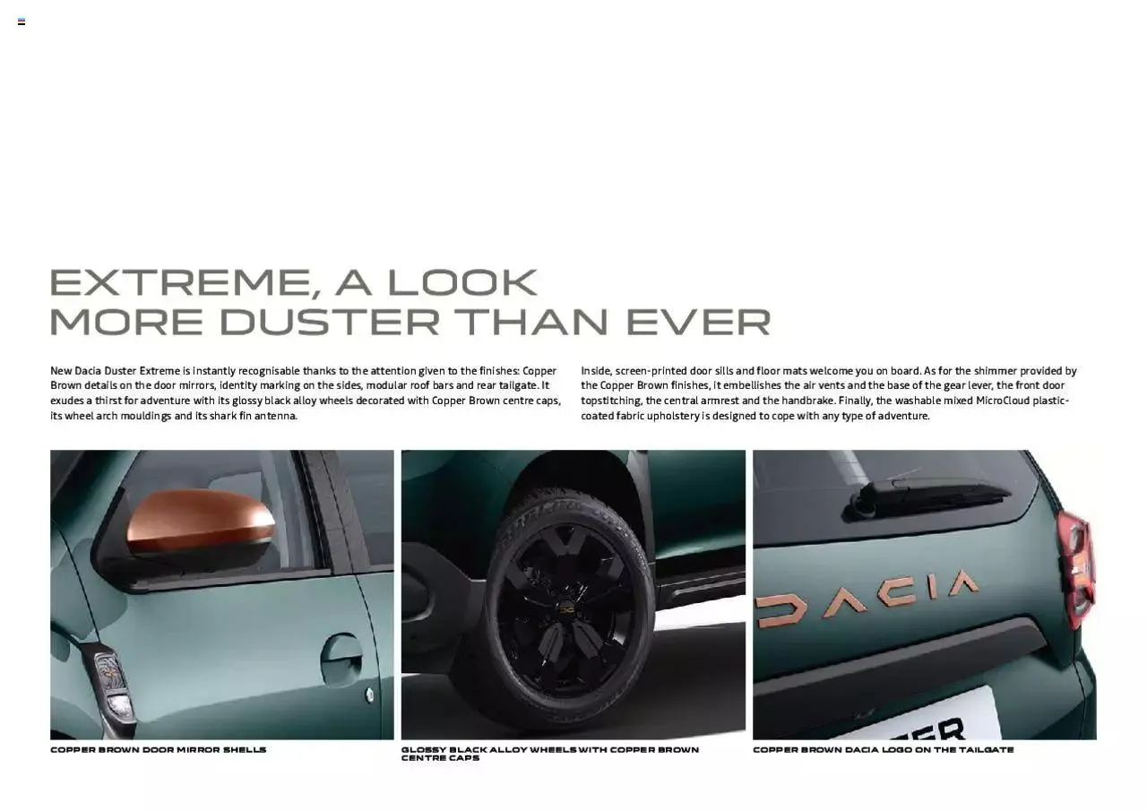 Dacia Duster New from 1 March to 31 December 2023 - Catalogue Page 5