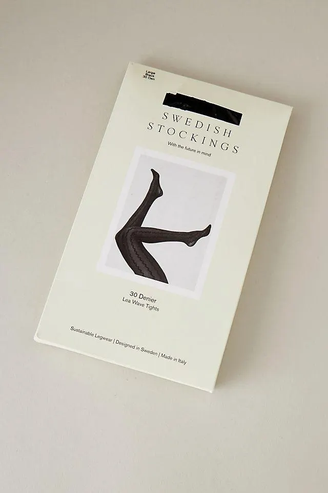 Swedish Stockings Wave Knit Tights