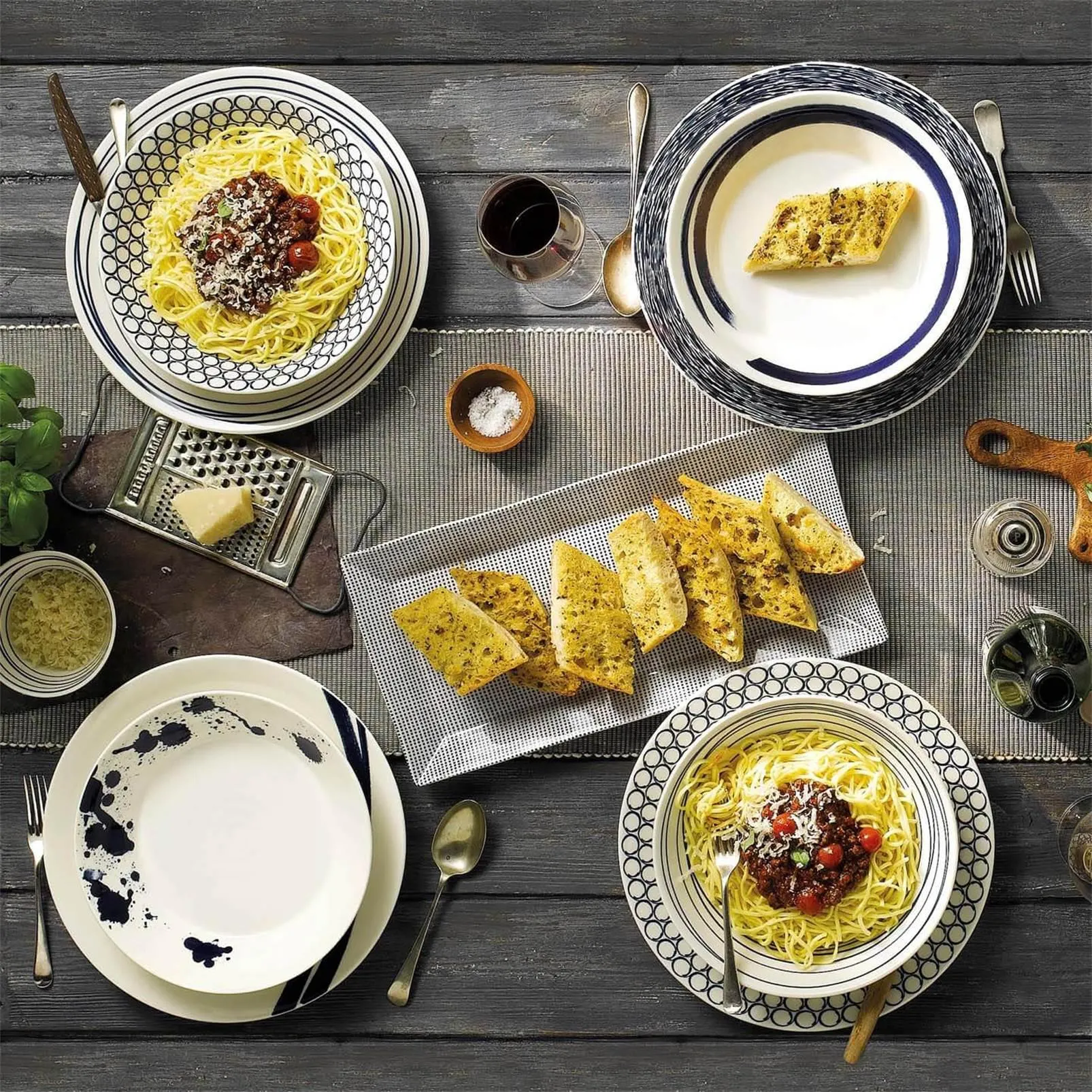 Blue Pasta Bowl (Set of 6)