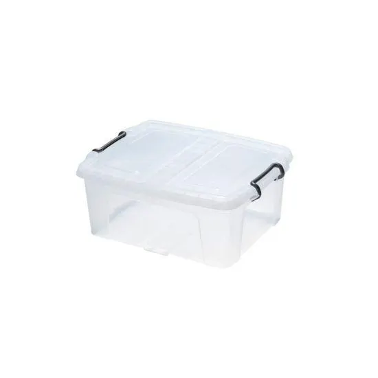 Strata 24 Litre Smart Box With Extra Strong Lid Clear