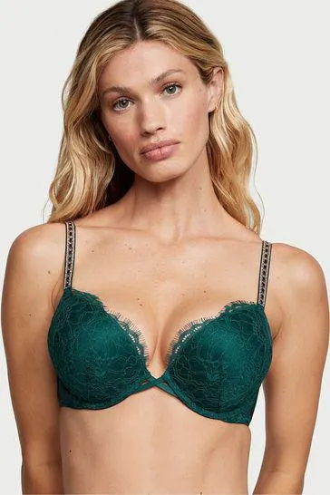 Very Sexy Shine Strap Add 2 Cups Push Up Bombshell Bra