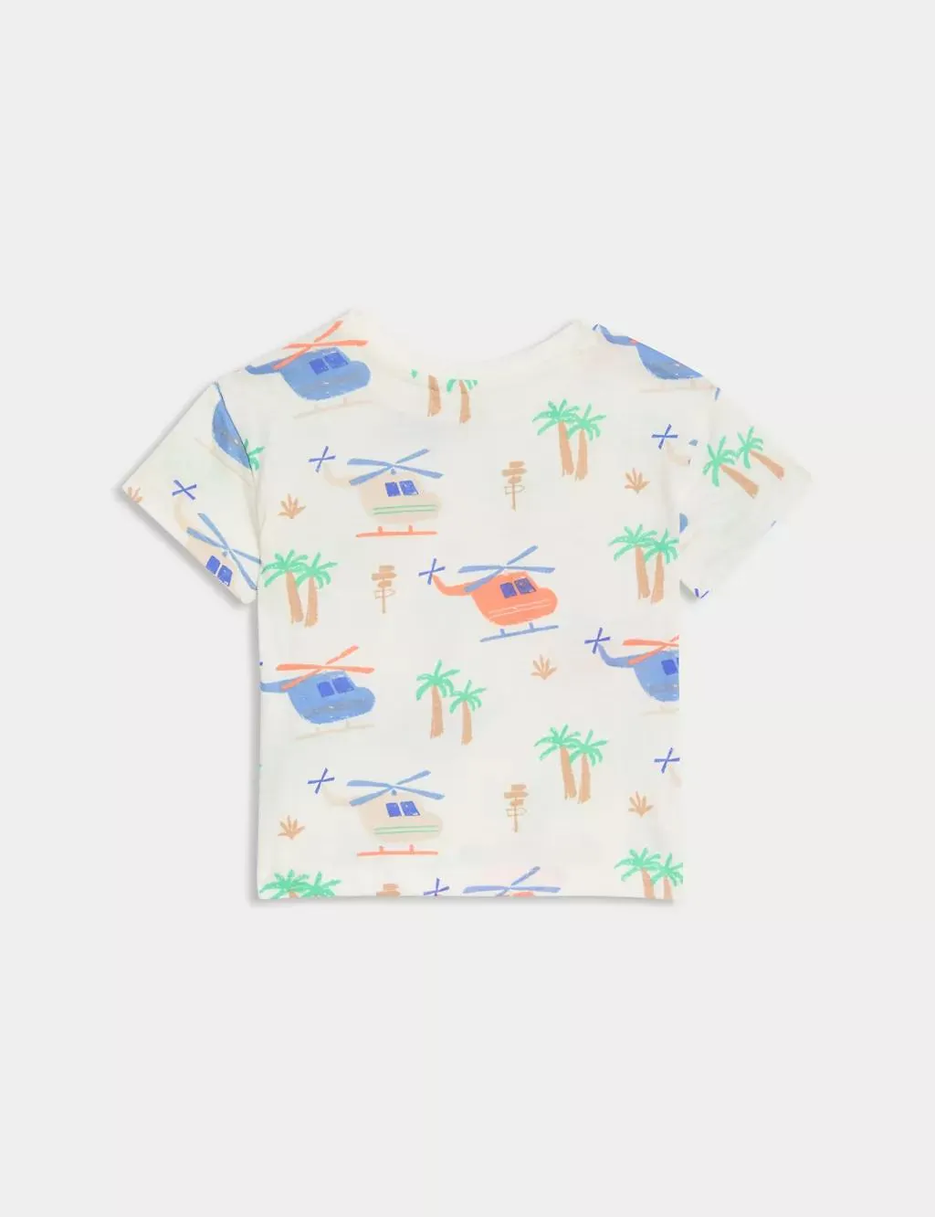 2pk Pure Cotton Helicopter Tops (0-3 Yrs)