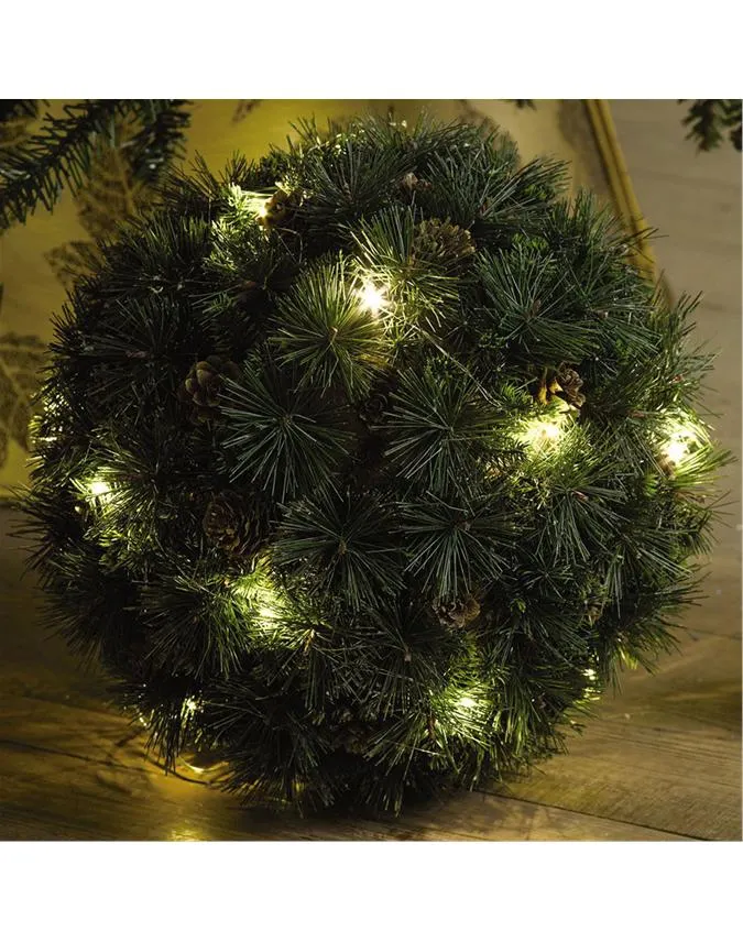 Large LED Pine Needle Ball