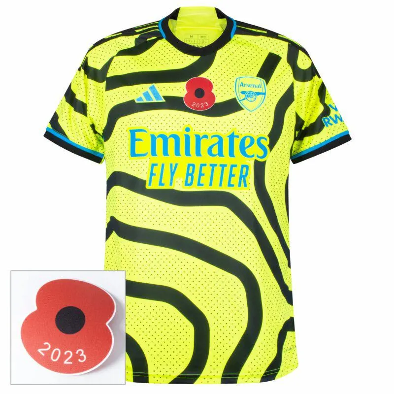 adidas Arsenal Away Shirt incl. British Legion Poppy 2023-2024