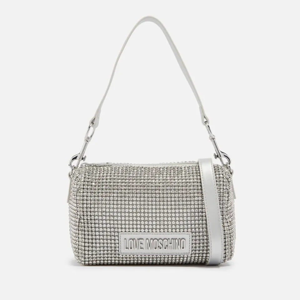 Love Moschino Bling Bling Crystal-Embellished Shoulder Bag