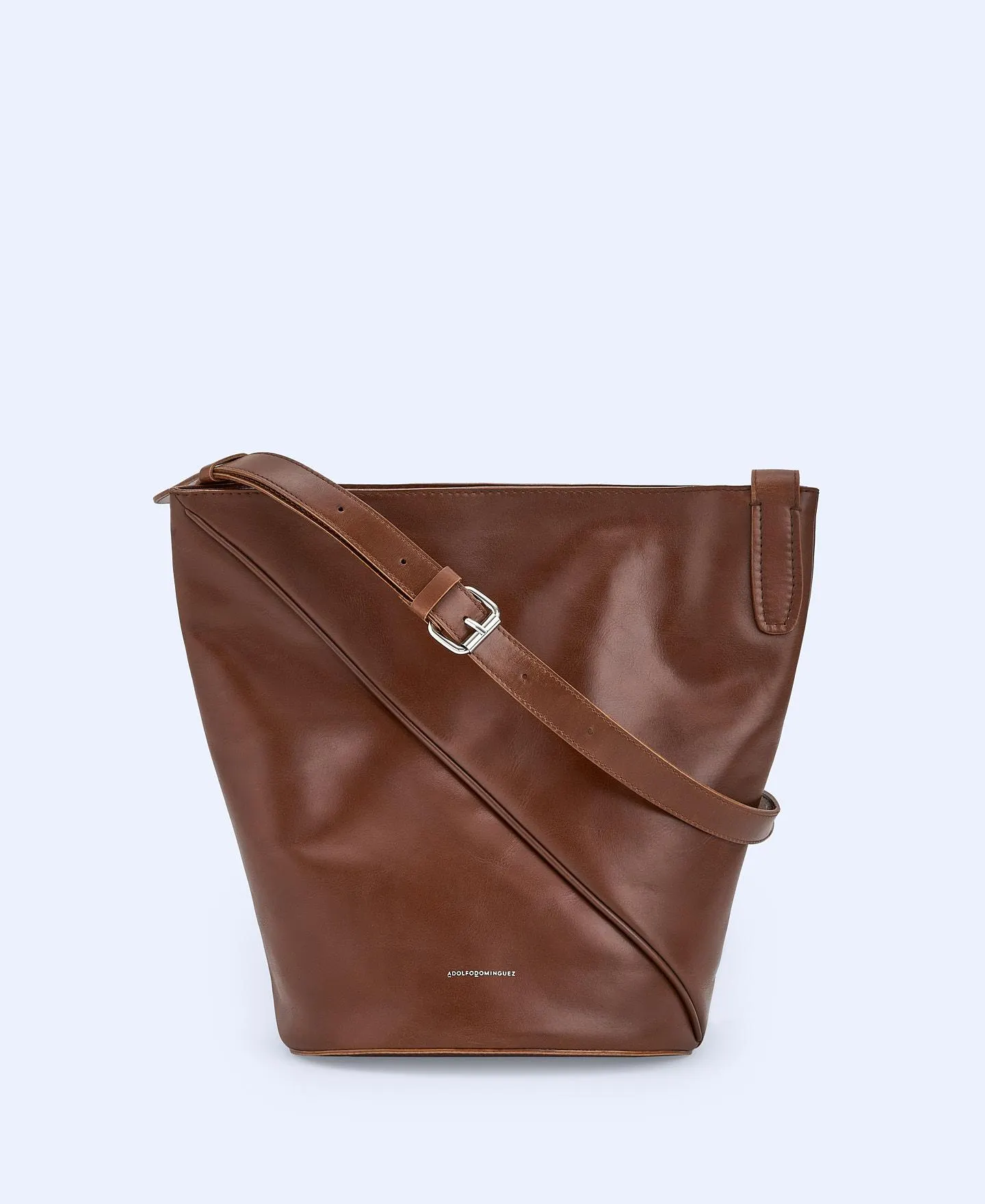 Large responsible leather hobo bag