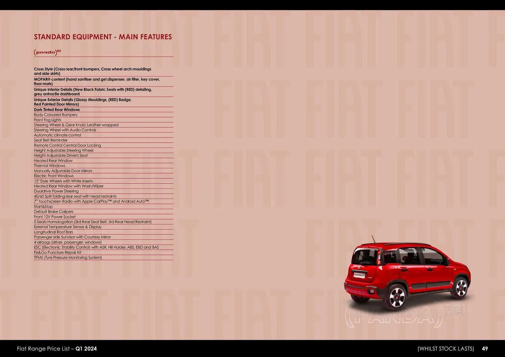 Fiat Weekly Offers from 23 January to 31 December 2024 - Catalogue Page 42