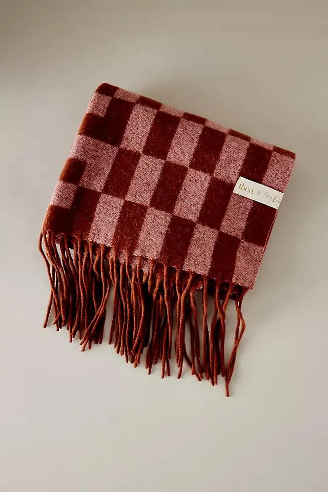 The Tartan Blanket Co. x Amy Bell The Napoleon Check Wool Scarf