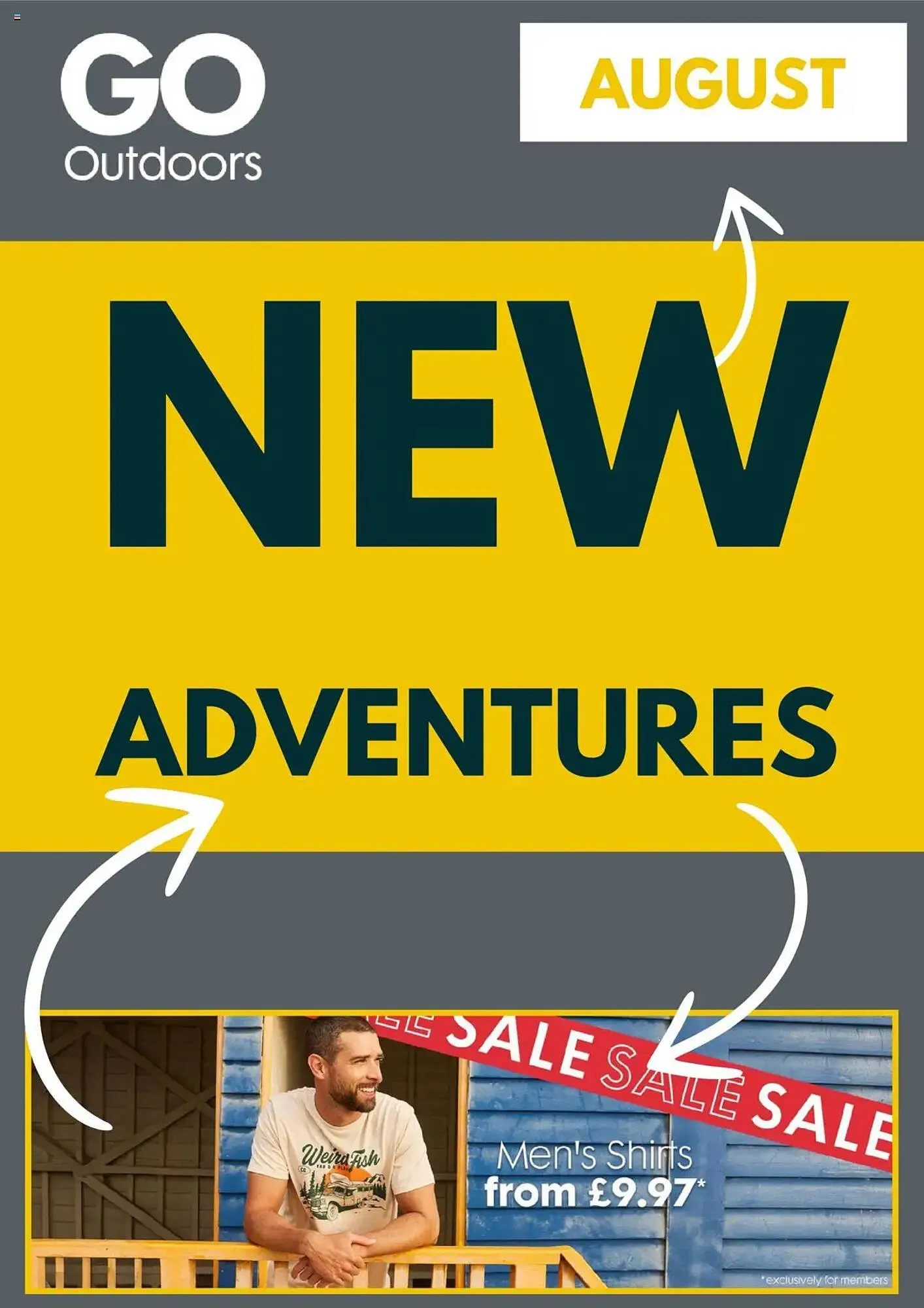 GO Outdoors leaflet from 22 July to 1 September 2025 - Catalogue Page 1