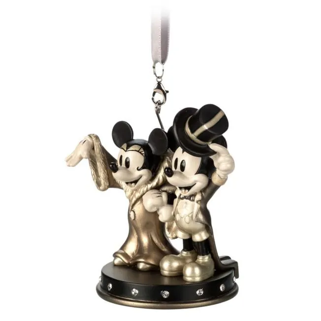 Mickey Mouse and Minnie Mouse Sketchbook Ornament, Mickey's Gala Premier
