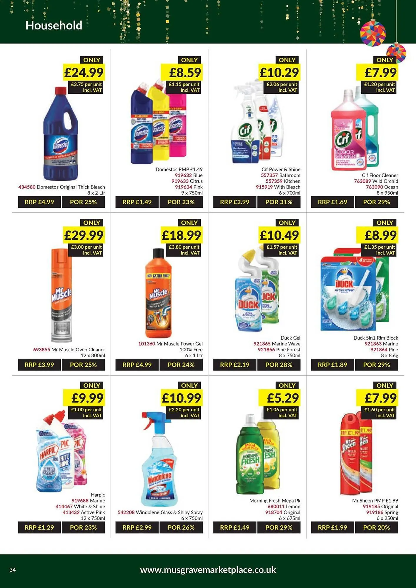 Musgrave MarketPlace leaflet from 21 November to 10 December 2023 - Catalogue Page 34
