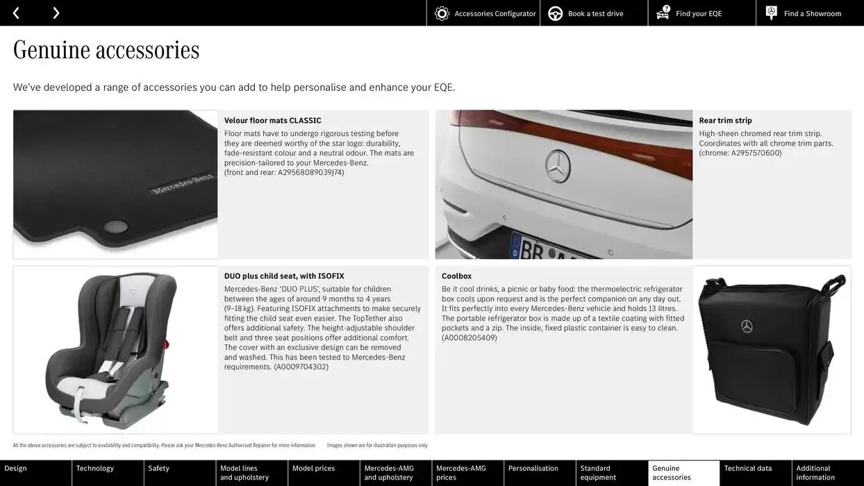 Mercedes Benz EQE Saloon from 24 October to 24 October 2025 - Catalogue Page 62