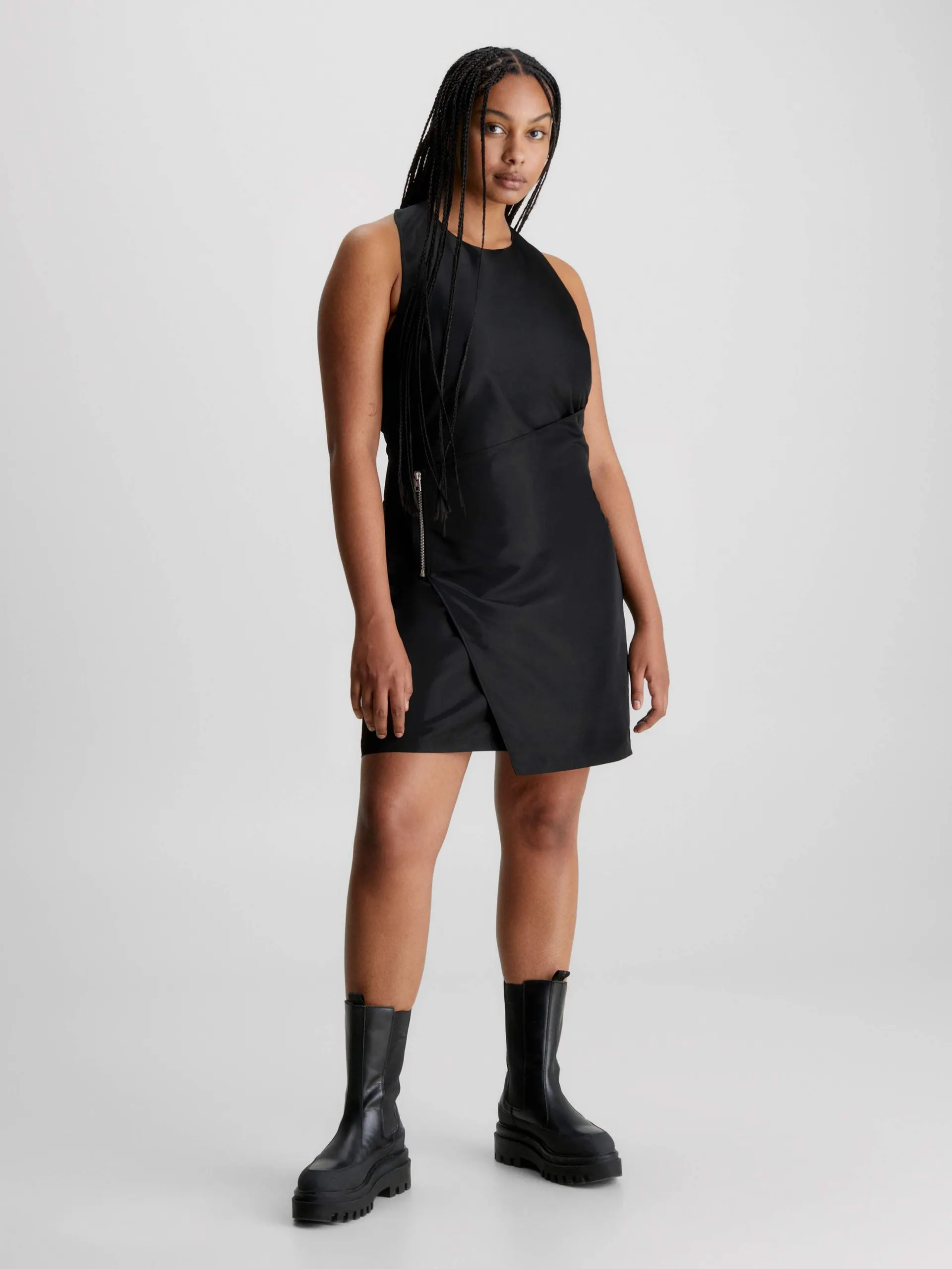 Halter Neck Wrap Dress