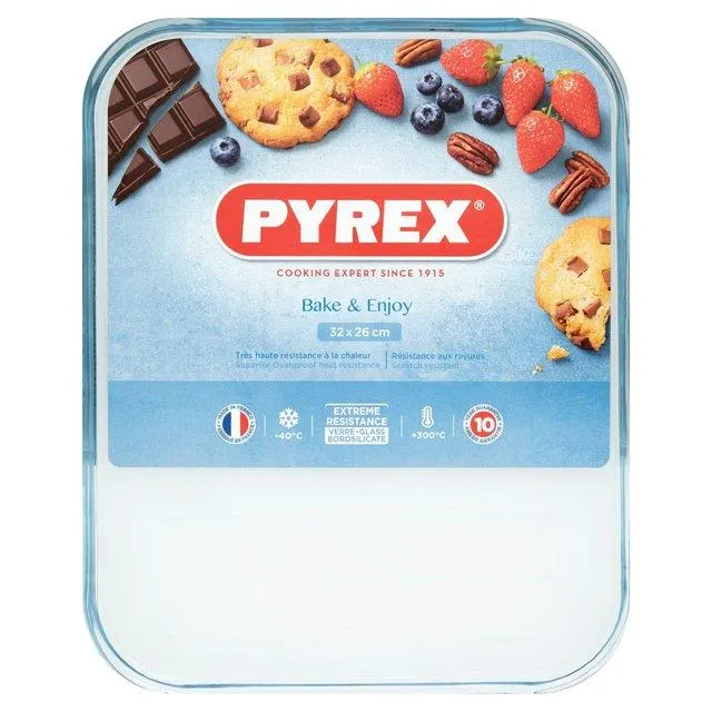 Pyrex Glass Baking & Oven Tray 32cm