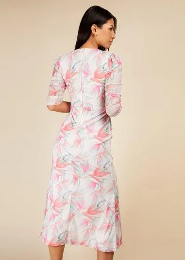 Little Mistress Multicoloured Floral Maxi Dress - Size 18