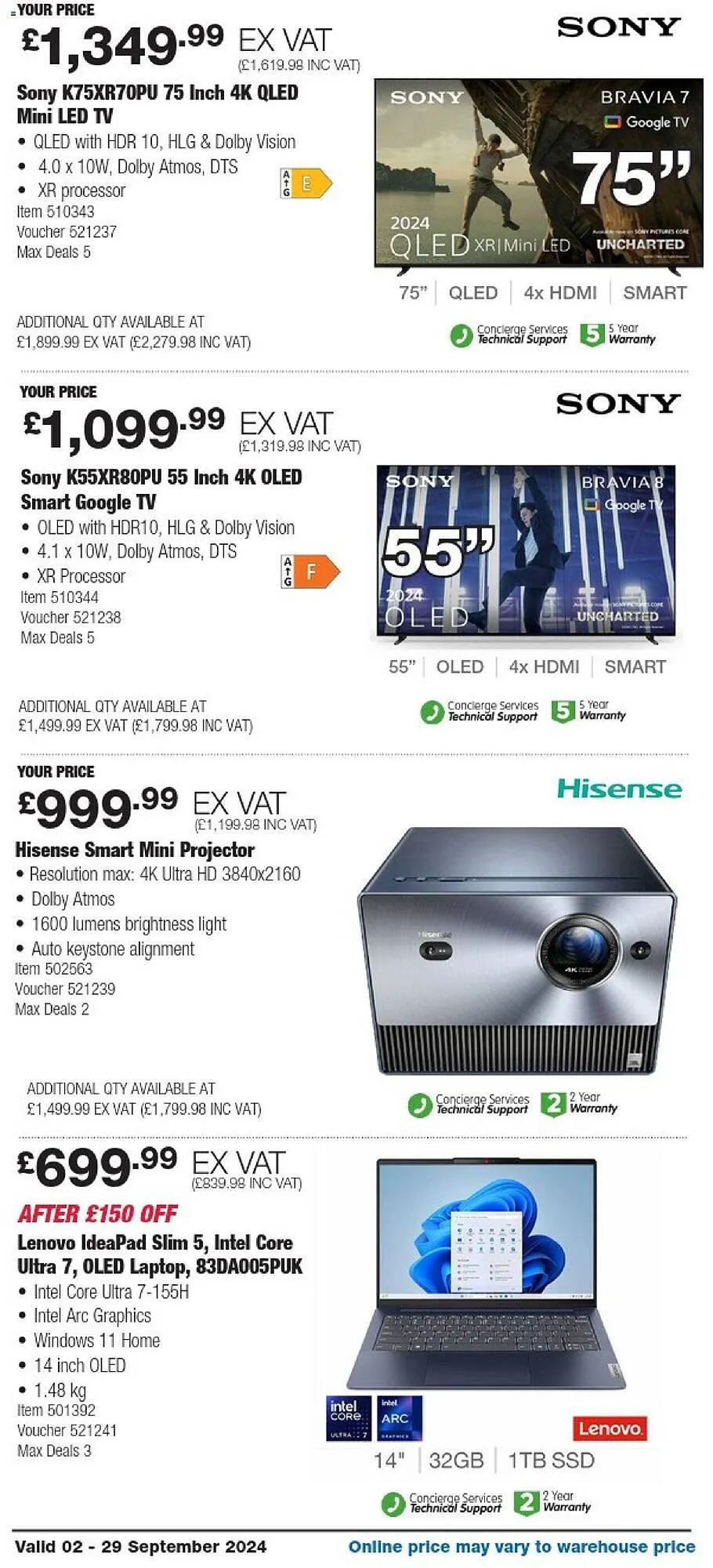 Costco leaflet from 2 September to 29 September 2024 - Catalogue Page 2