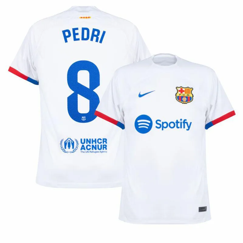 Nike Barcelona Away Pedri 8 KIDS Shirt 2023-2024 (La Liga)
