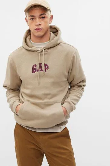 Arch Logo Cotton Mix Hoodie