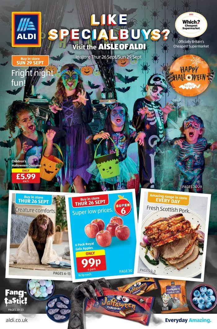 Aldi SpecialBuys Scotland from 21 September to 5 October 2024 - Catalogue Page 1