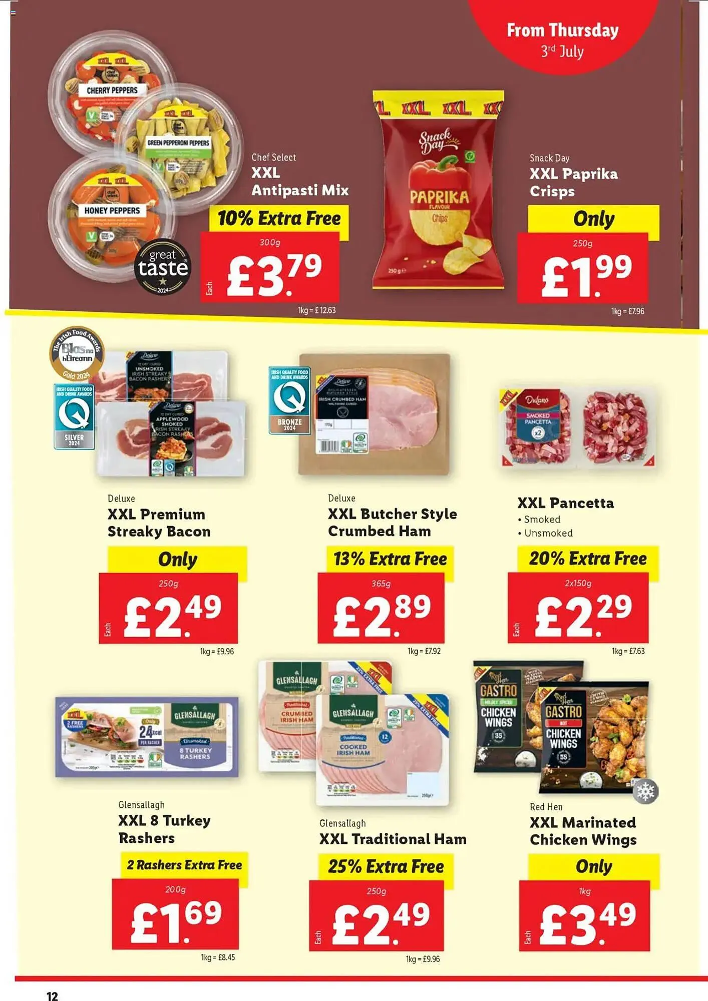 Lidl leaflet from 3 July to 9 July 2025 - Catalogue Page 12