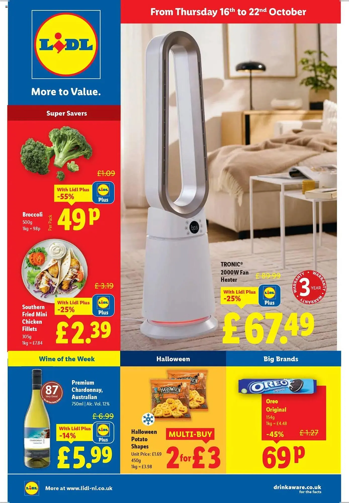 Lidl leaflet from 16 October to 22 October 2025 - Catalogue Page 1